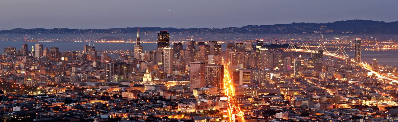 An evening in San Francisco (source, Wikipedia)