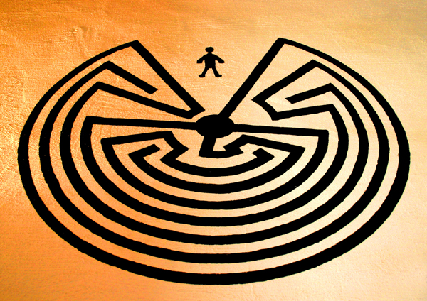 The Man in the Maze symbol.