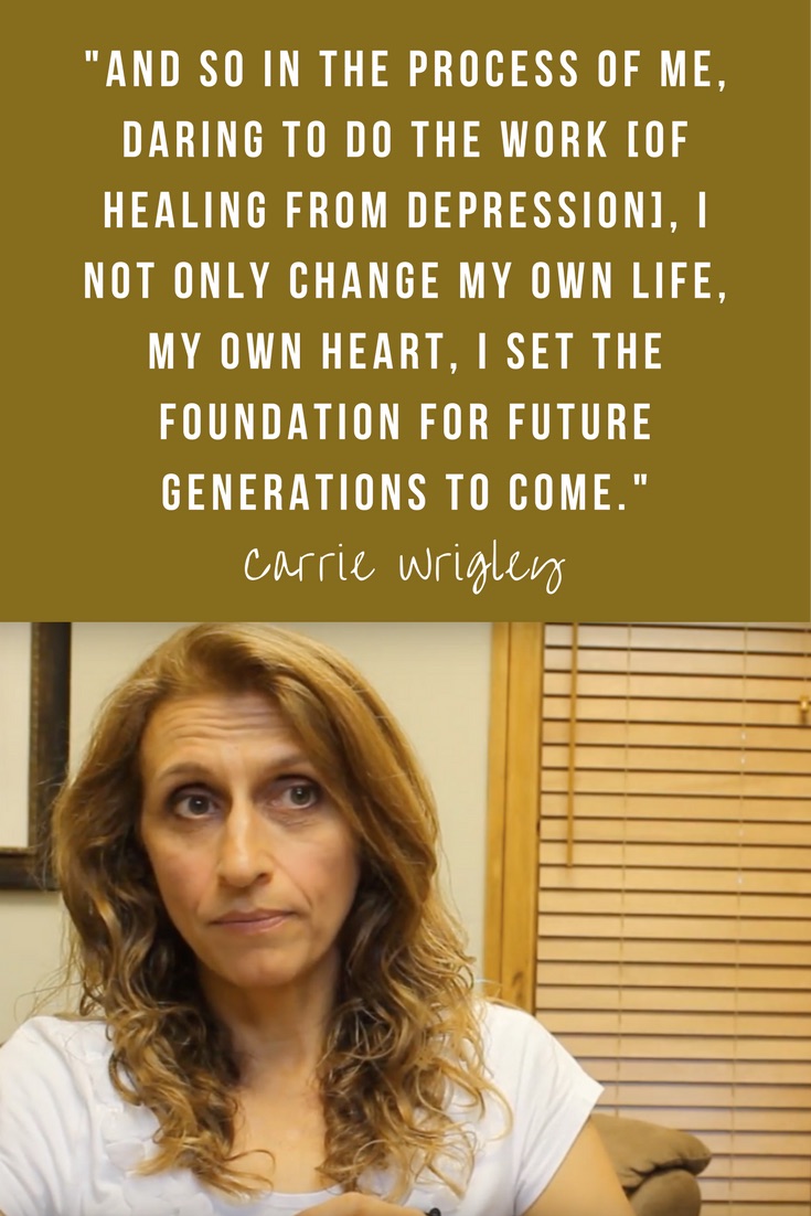 What causes depression? Do genetics cause depression? How can I heal from depression? Carrie Wrigley, LCSW, a licensed therapist, shares profound insight on what might cause depression.